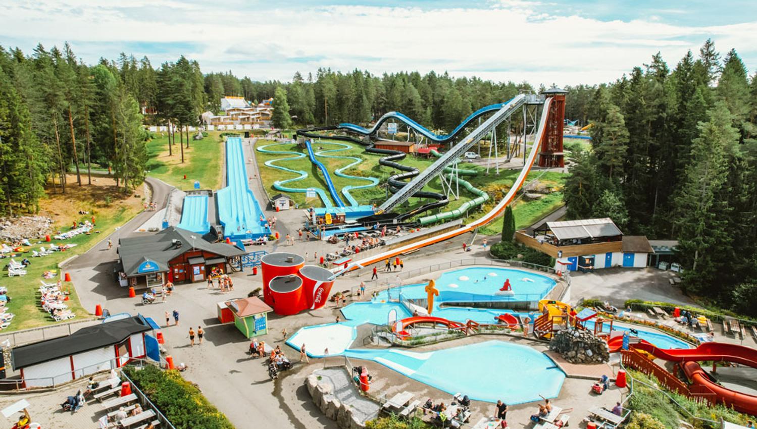 View of the waterpark
