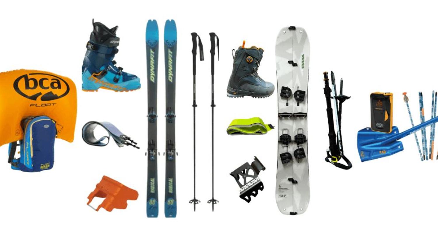 Utstyr for skredsikkerhet og alpinturer tilgjengelig for utleie hos Tromsø Outdoor