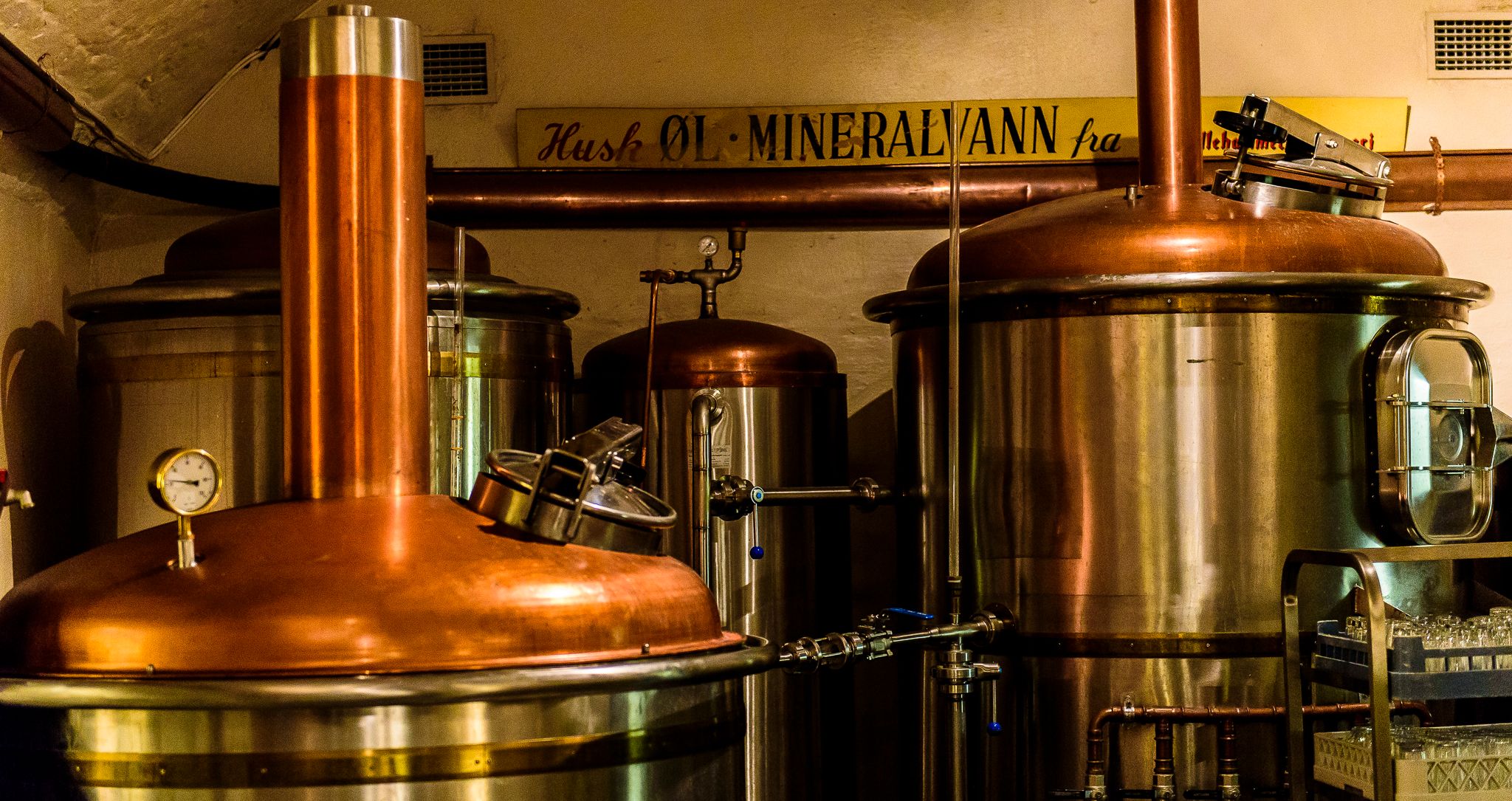 Microbrewery at Lillehammer bryggeri