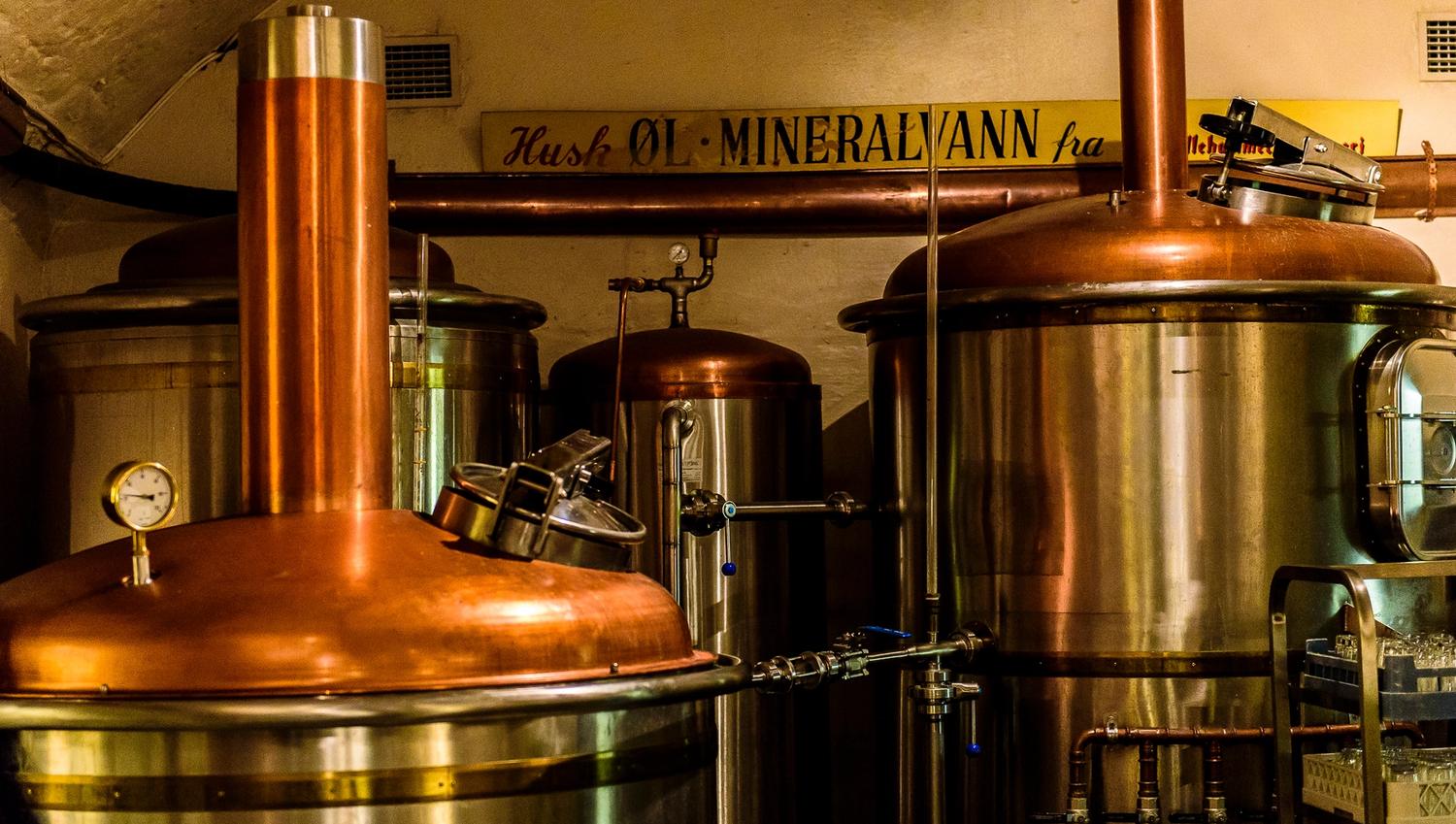 Microbrewery at Lillehammer bryggeri
