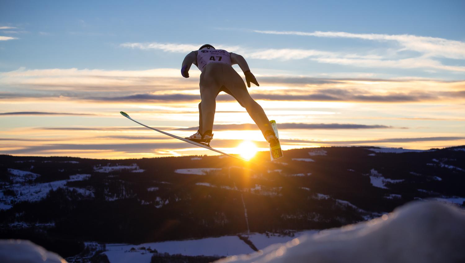 Skihopping på vinteren