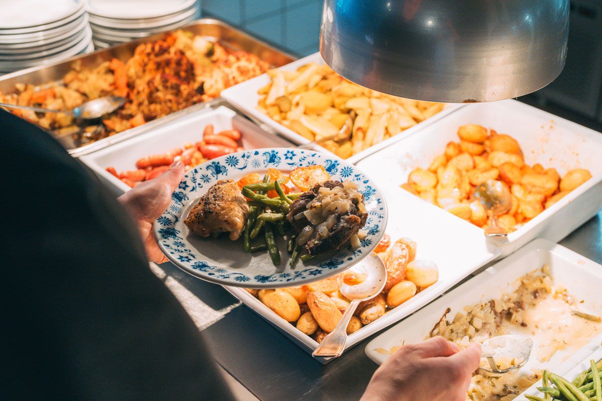 buffet på Hotell Vic
