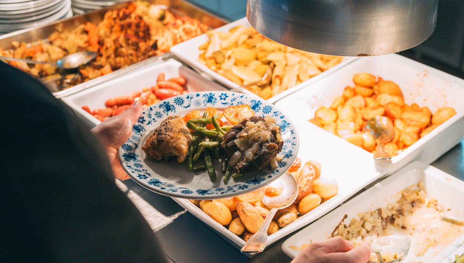 buffet på Hotell Vic