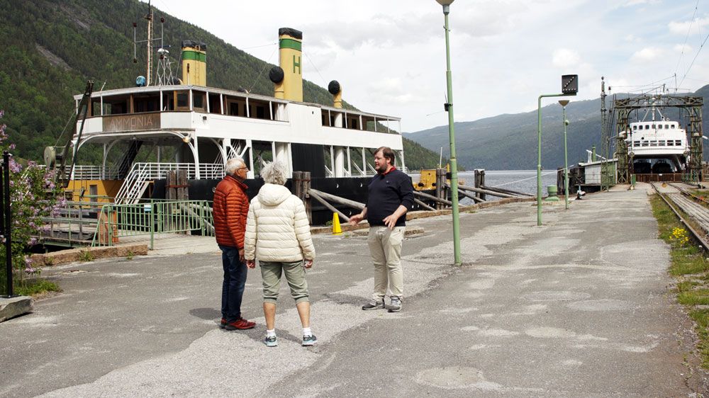 Orientering på Mæl stasjon med DF Ammonia