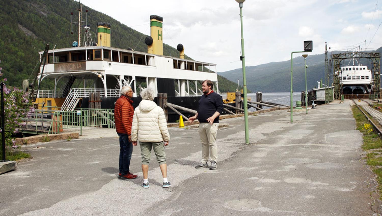 Orientering på Mæl stasjon med DF Ammonia