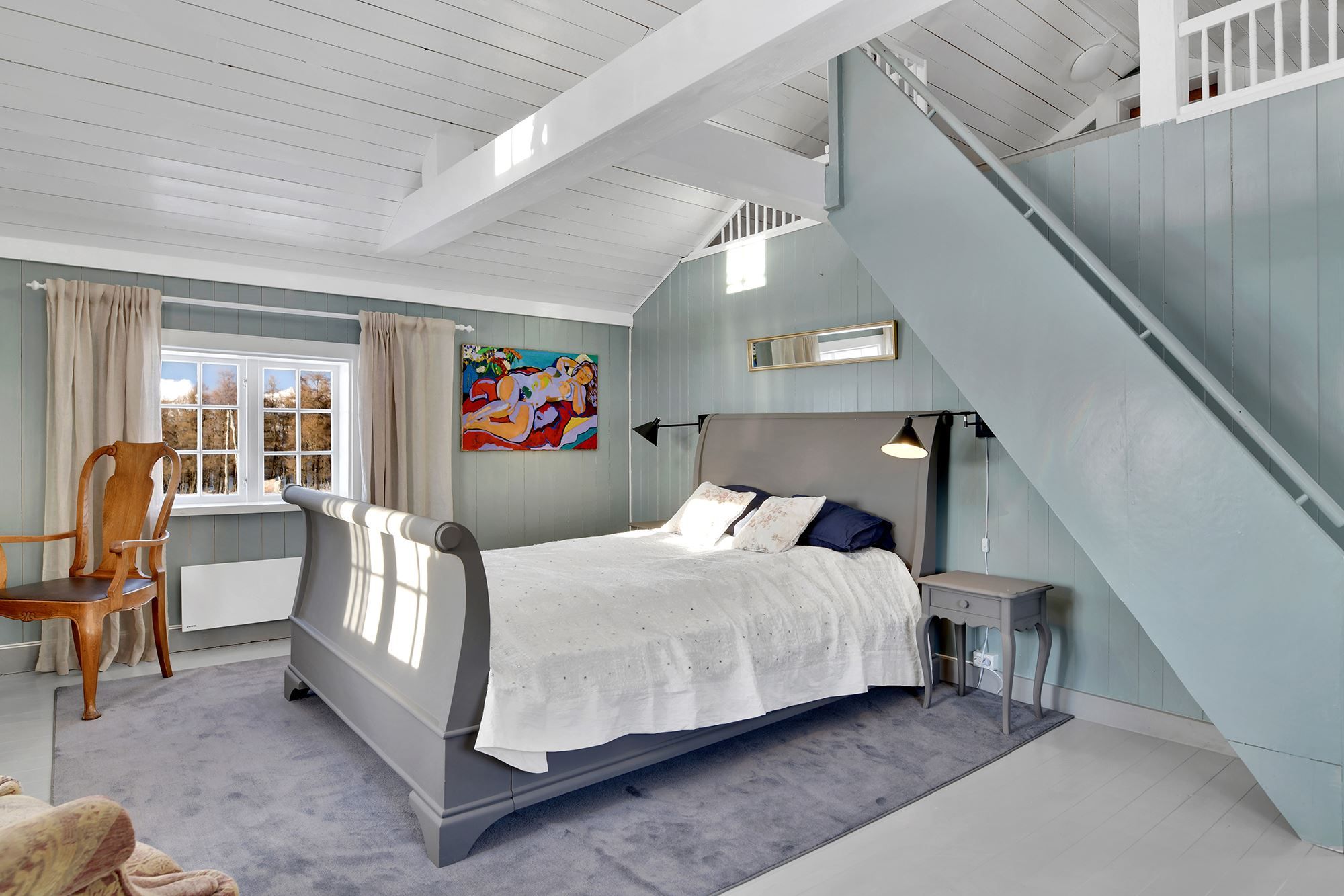 Kvitnes Gård dobbeltrom med seng