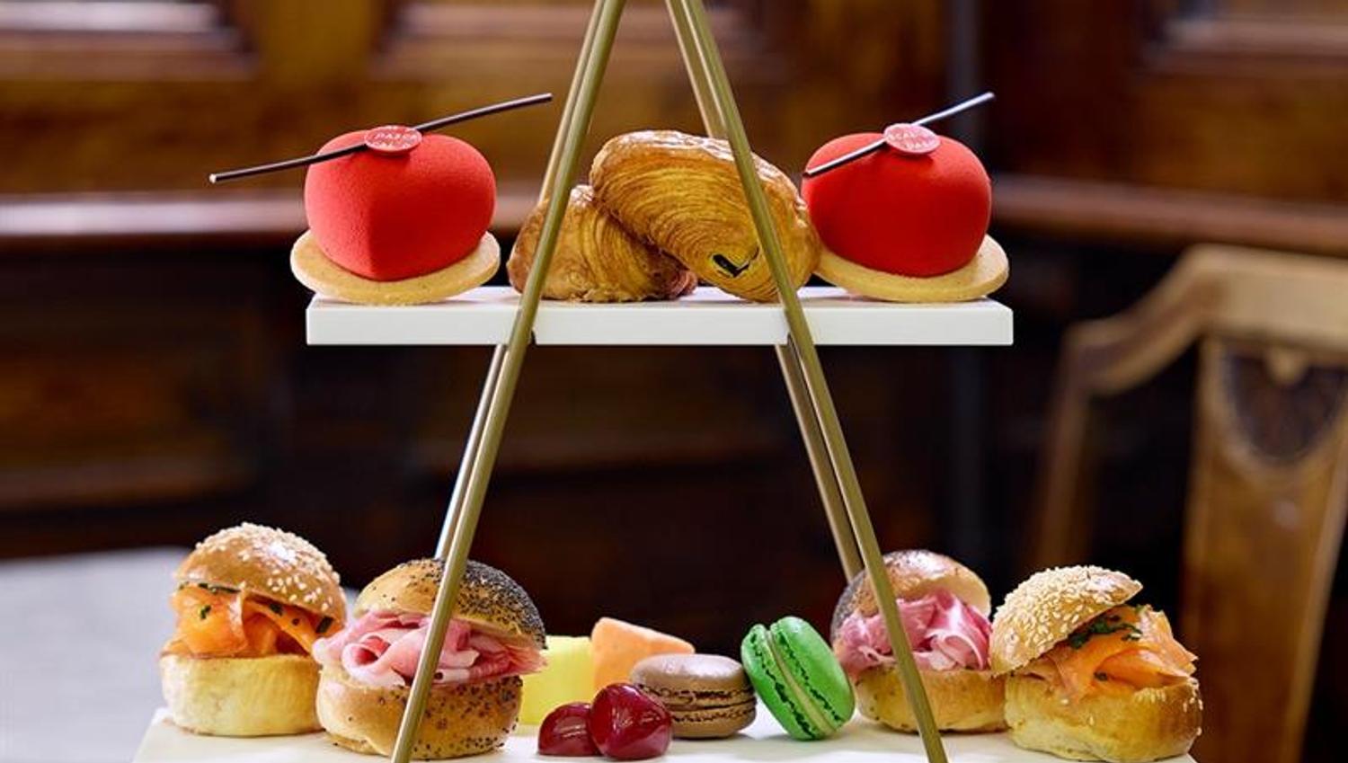 Detalj av afternoon tea