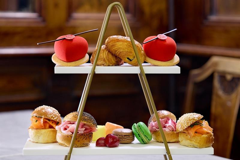 Detalj av afternoon tea