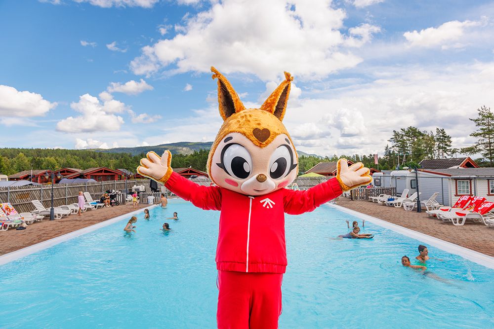 Swimming pool at First Camp Bø.