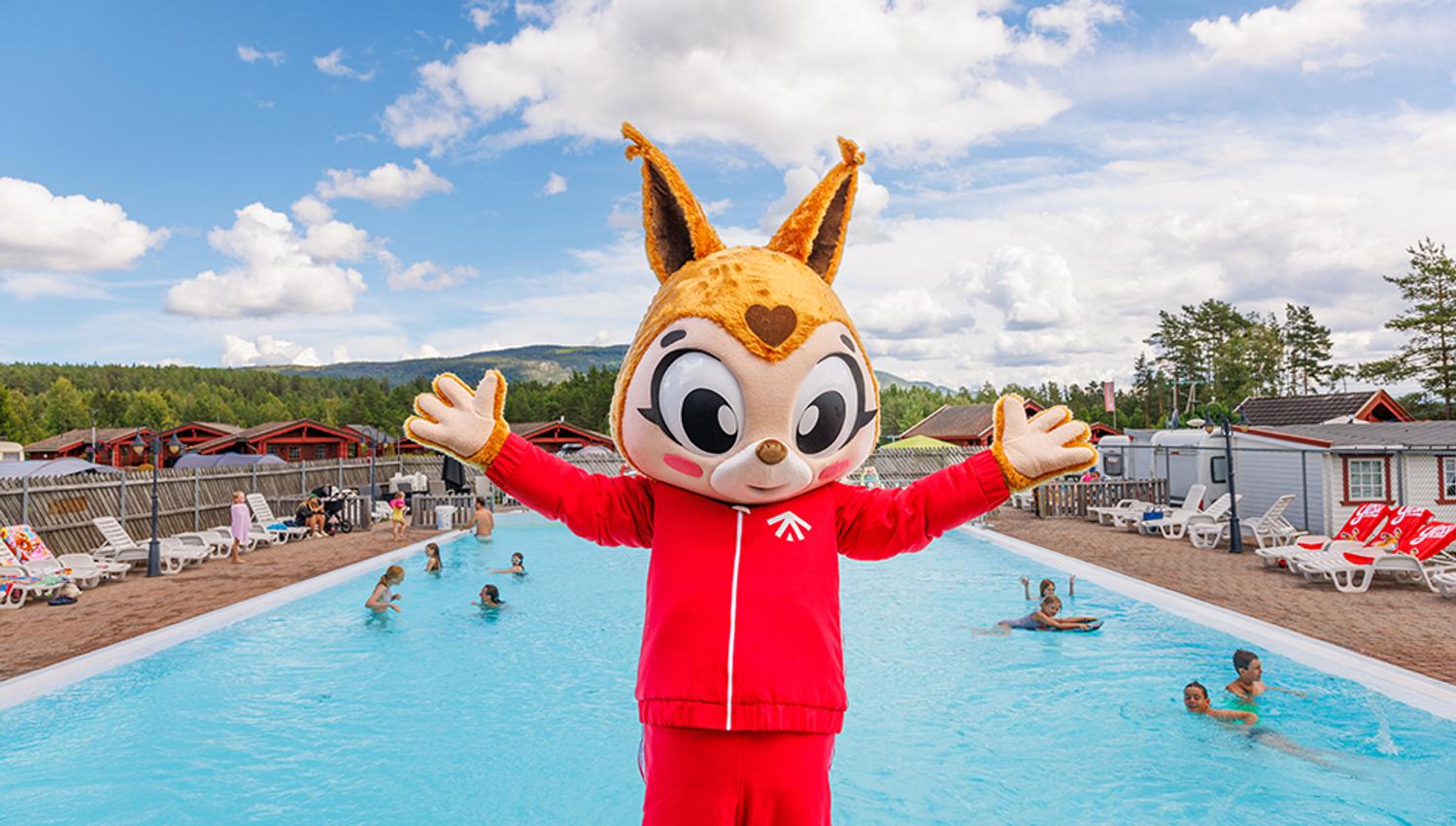 Swimming pool at First Camp Bø.