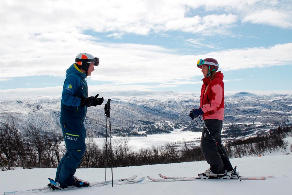 Ski instruksjon med Geilo Skiskole