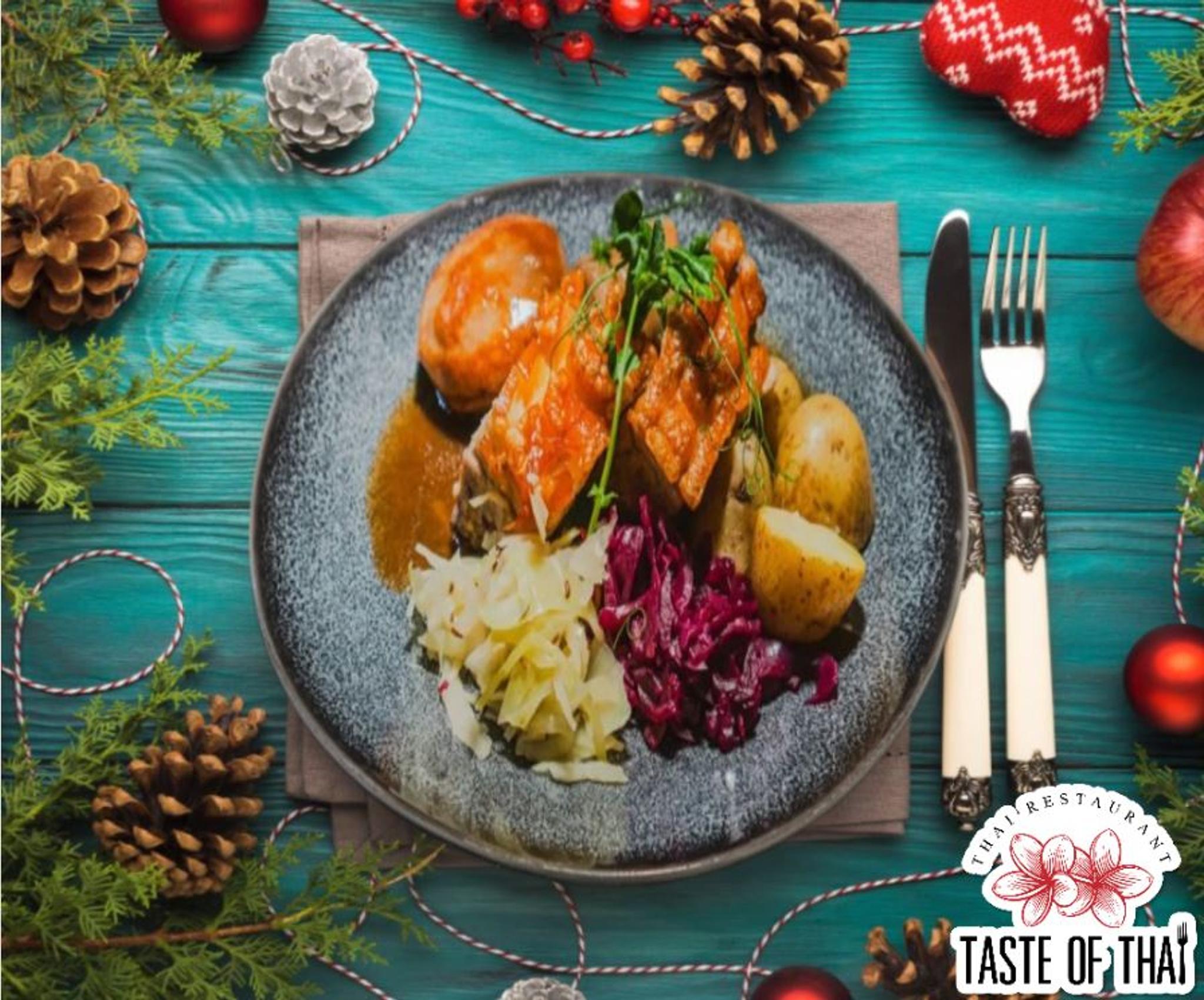 Taste of Thai - juletallerken