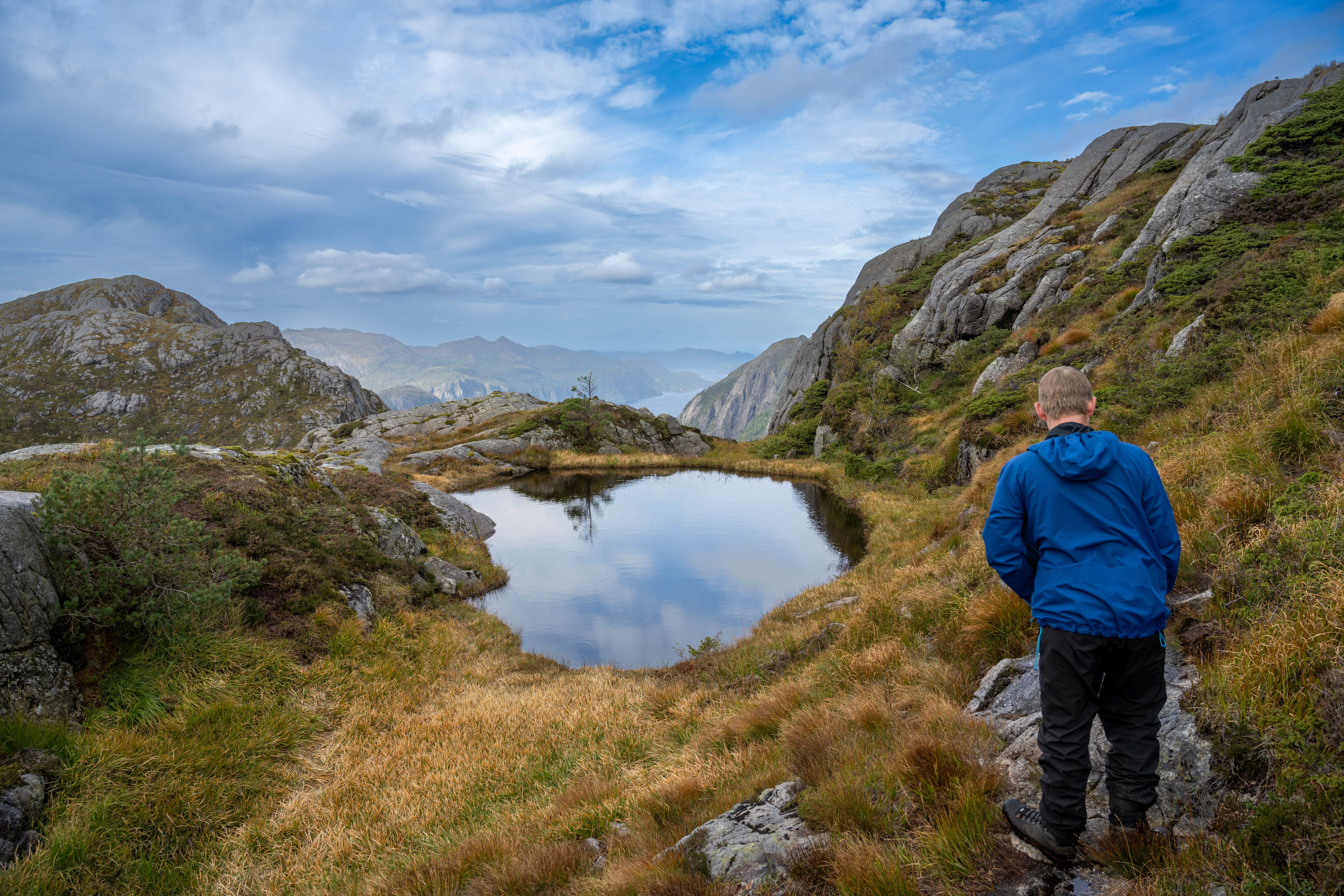 Lake along the trail