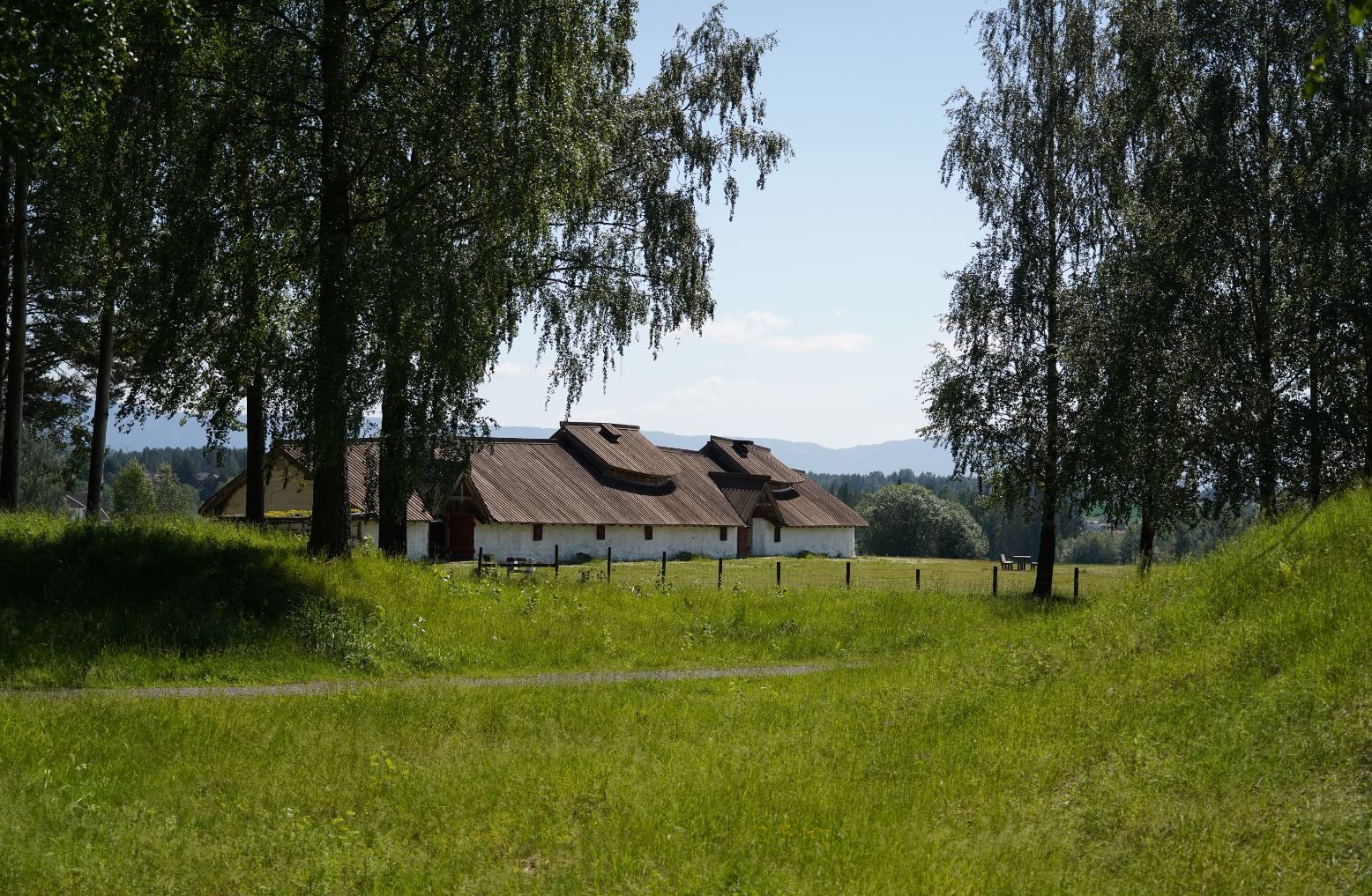 Veien Kulturminnepark, langhuset, Hønefoss