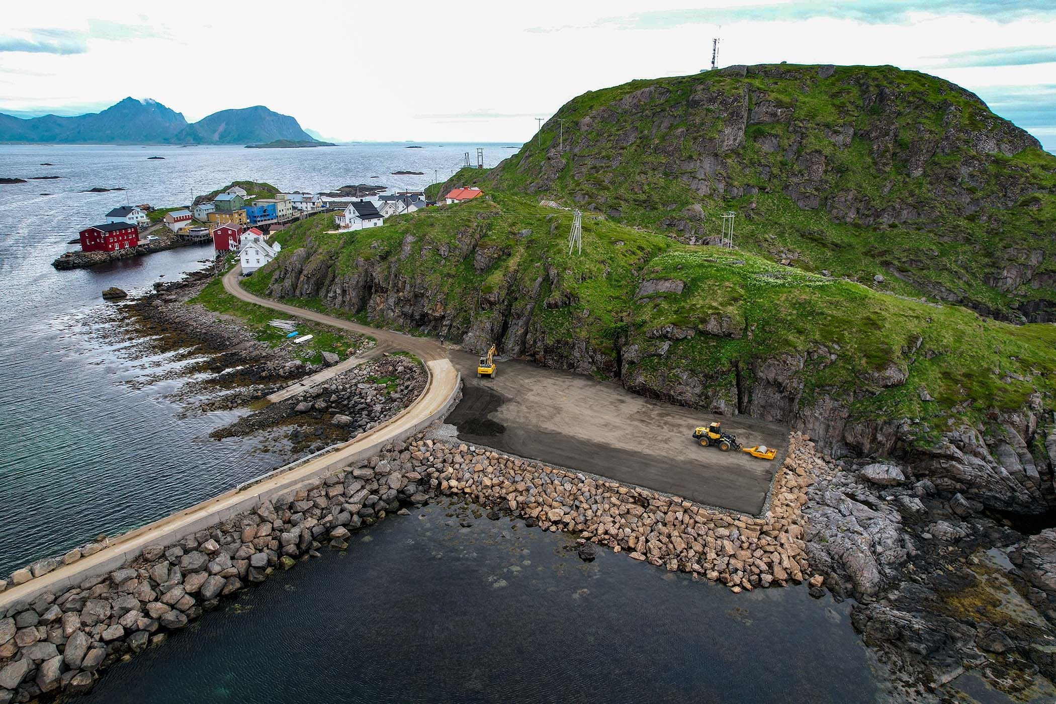 Parking space in Nyksund