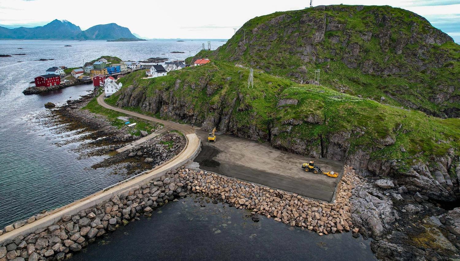 Parking space in Nyksund