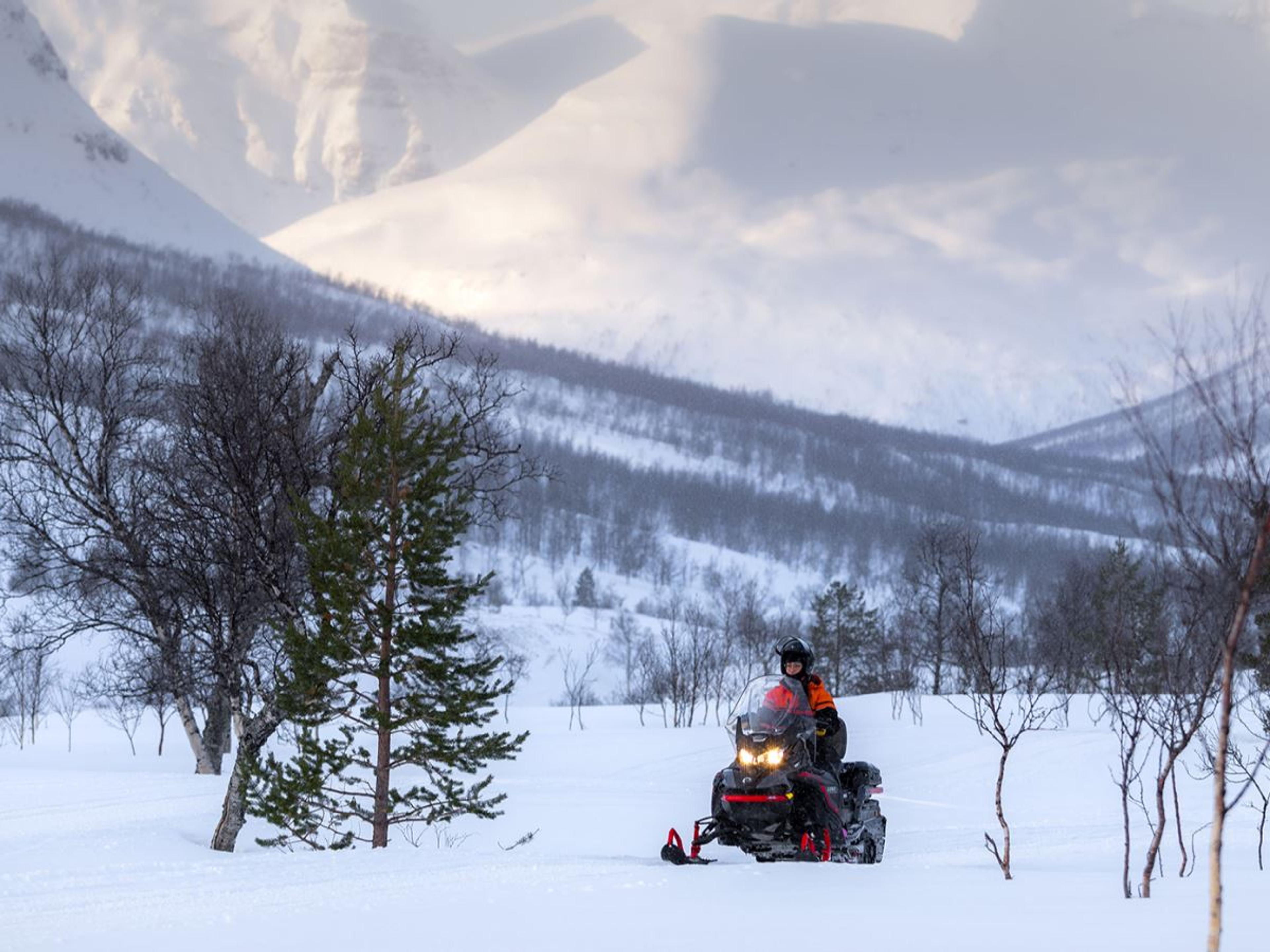 Snowmobiling in the Tromsø region