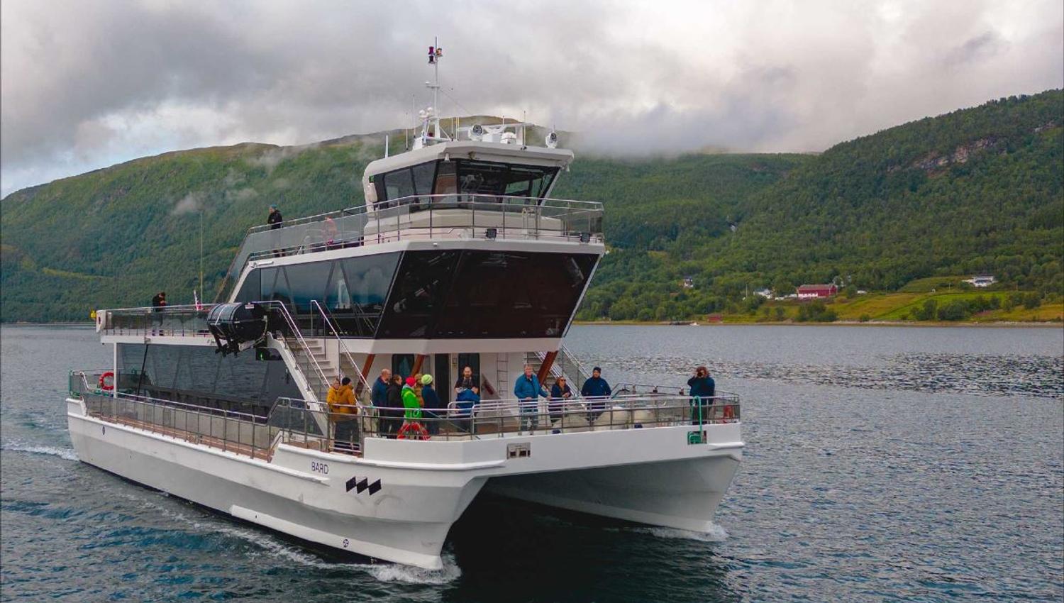 Outside of the Brim Explorer boat