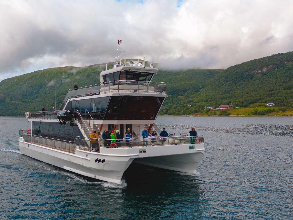 Outside of the Brim Explorer boat