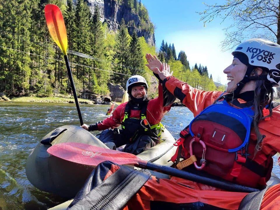 Full day packrafting with Kayak Voss