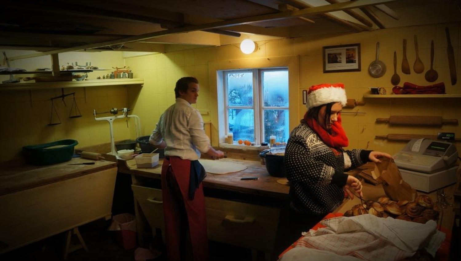 Gammeldags jul i Bakeriet