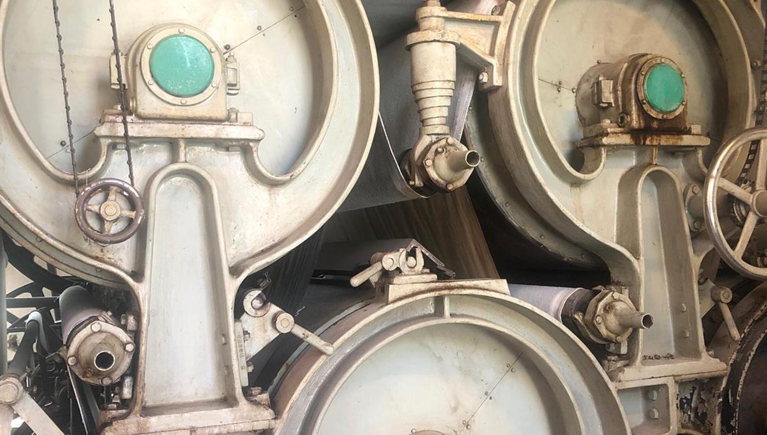 Inne i fabrikken Klevfos industrimuseum