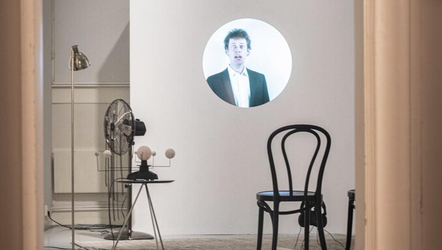 Kunst installasjon på Galleri ØKS.