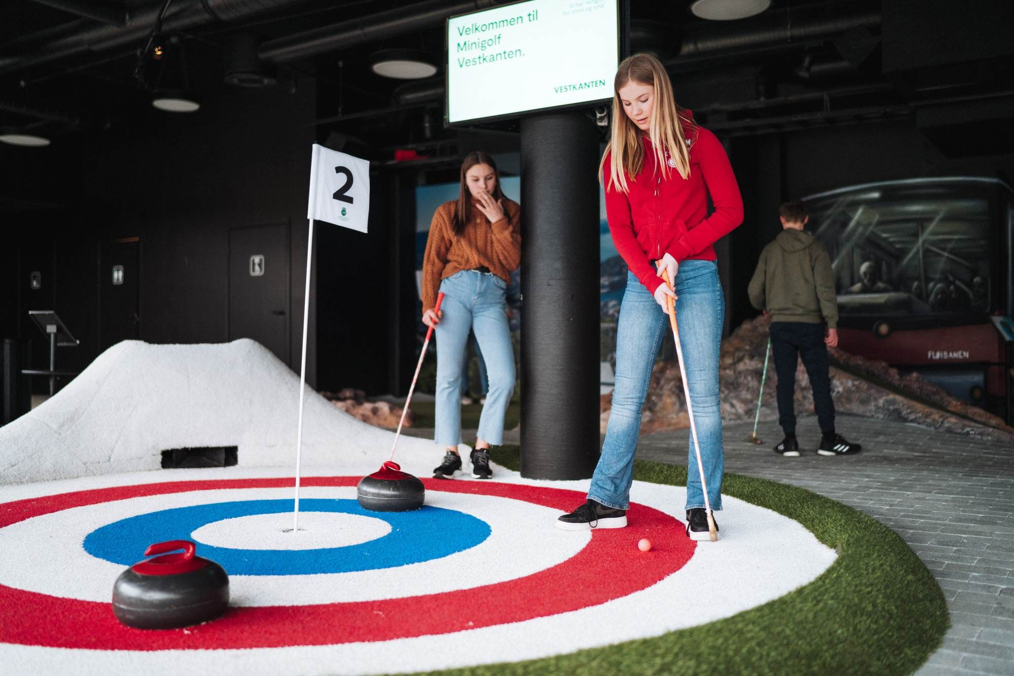 Minigolf på Vestkanten i Bergen