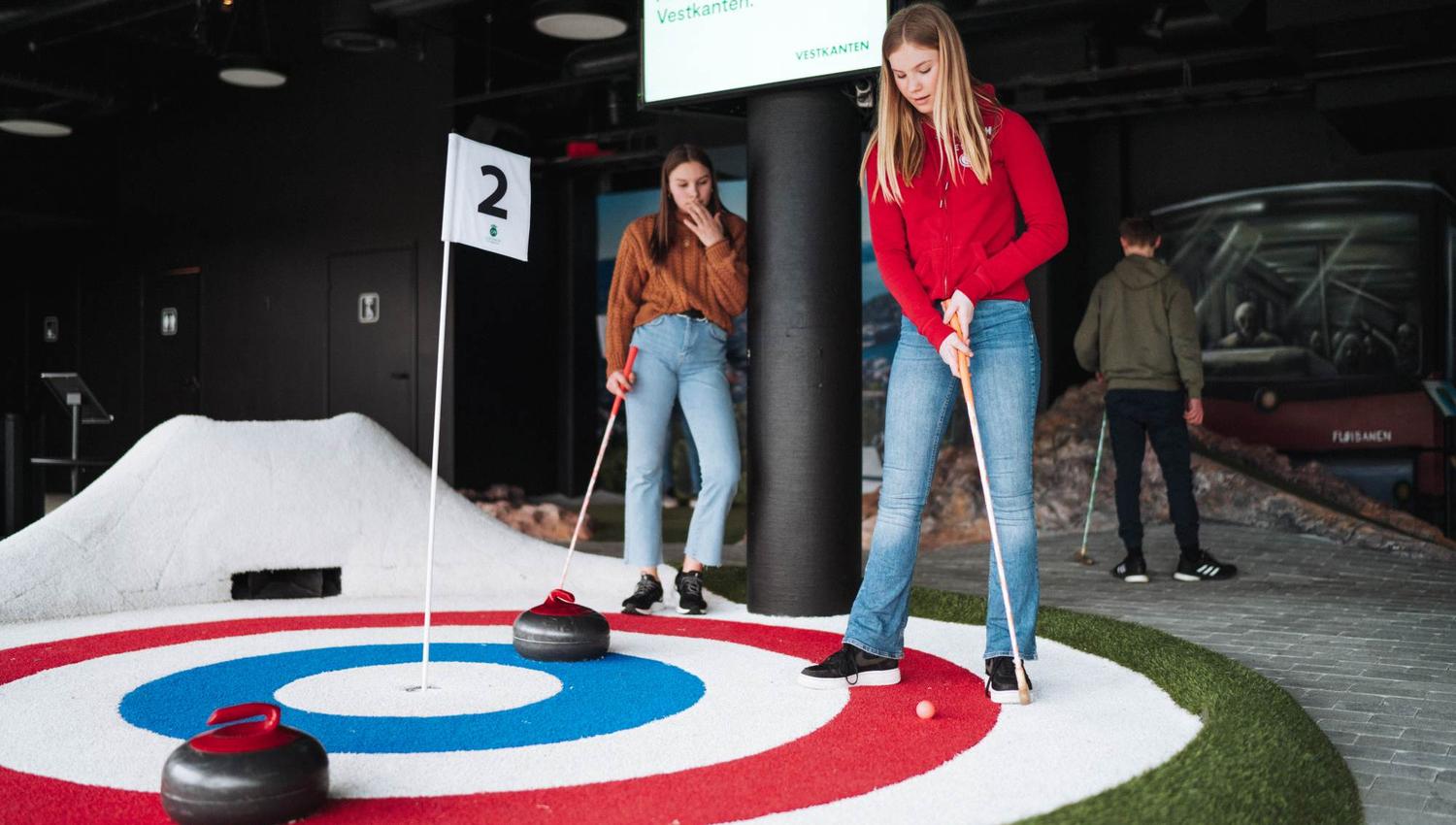 Minigolf på Vestkanten i Bergen