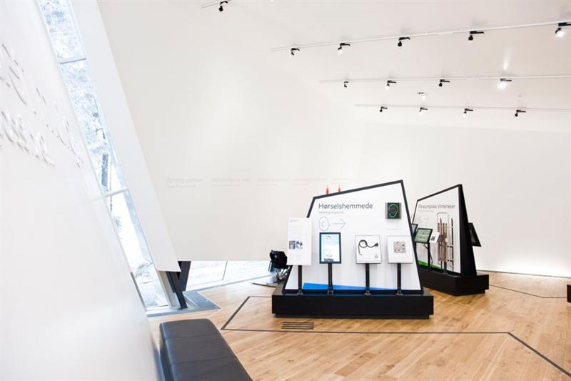 Fra en utstilling på skimuseet.