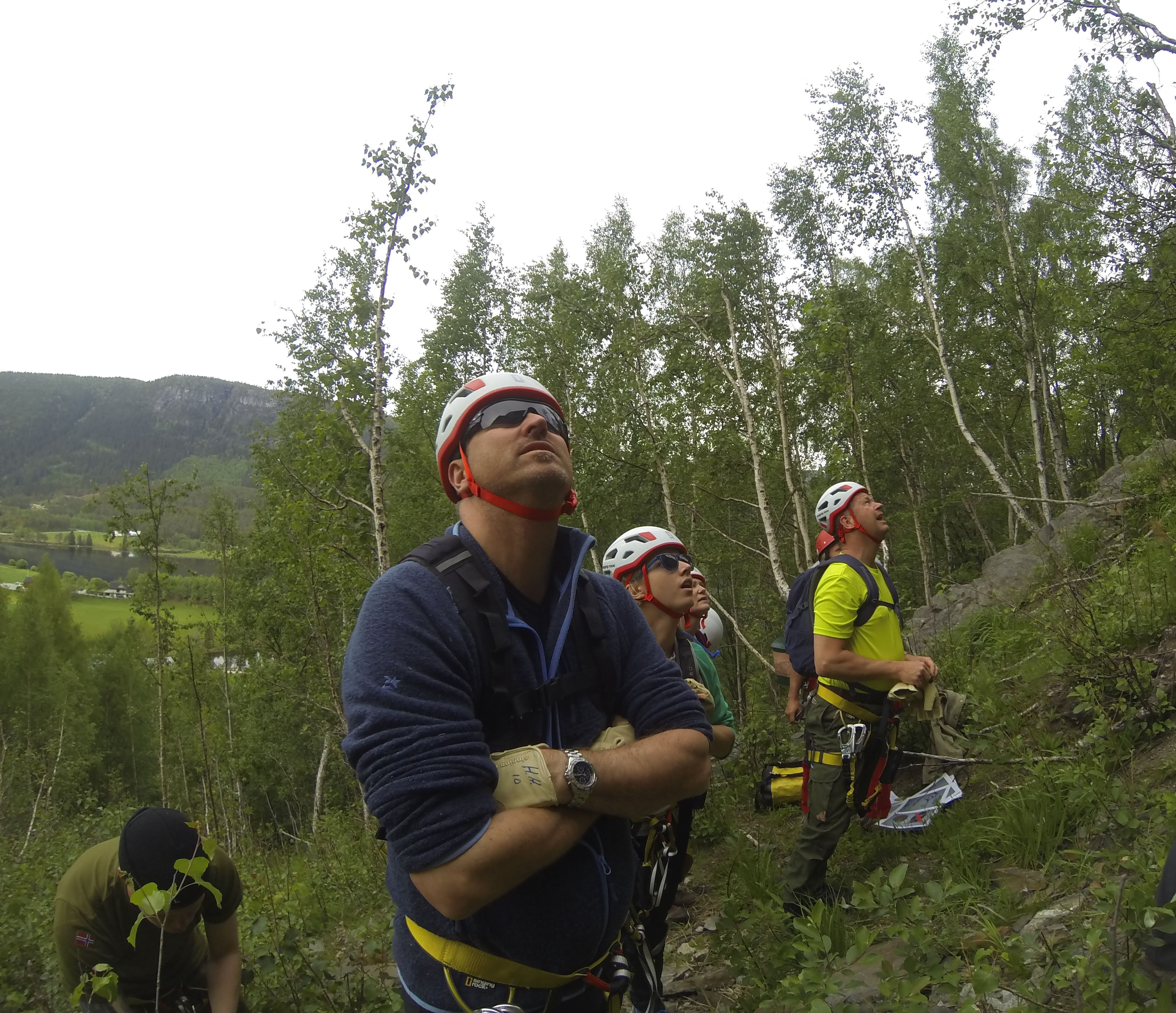 Via ferrata Straumsfjellet, Valle