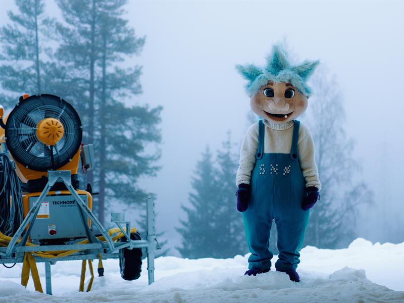 Hilsen fra Fjon, maskot på SNØ