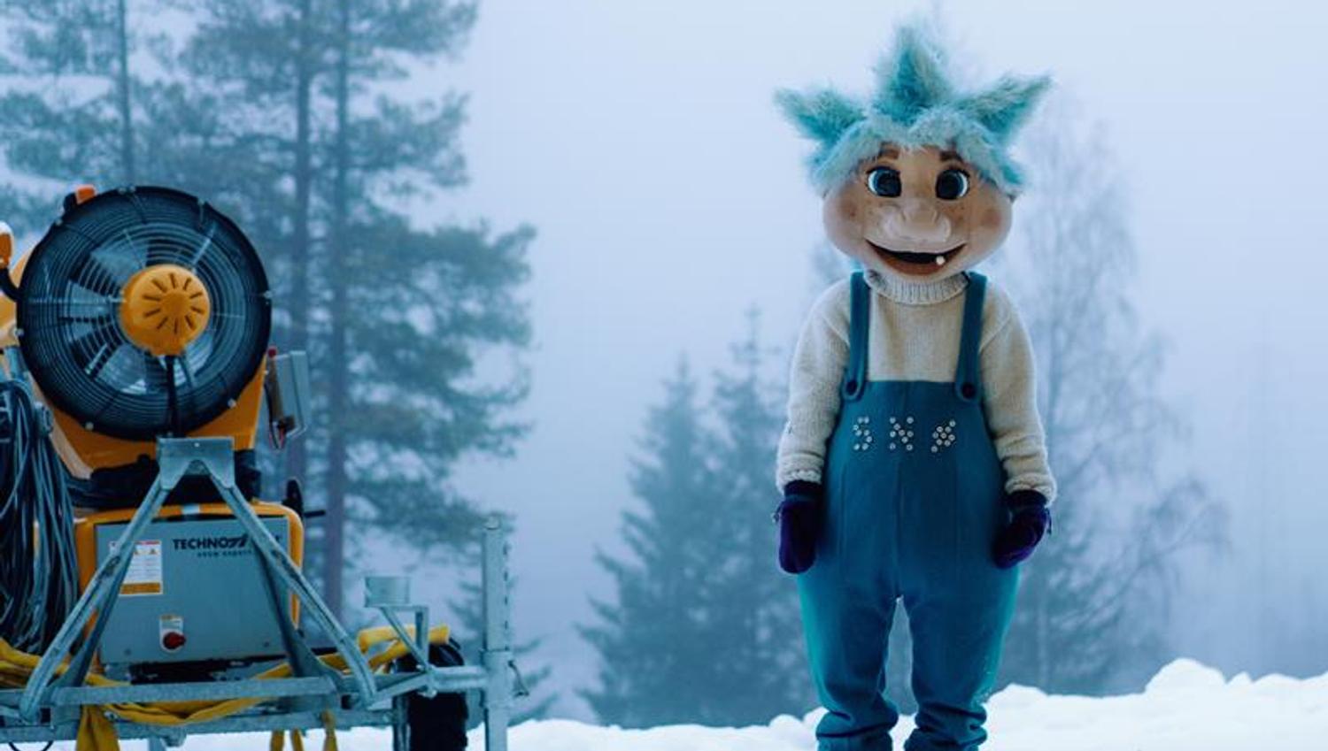 Hilsen fra Fjon, maskot på SNØ