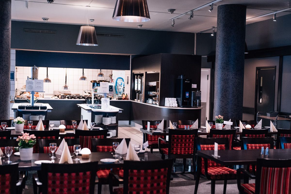 restaurant på Hotell Vic