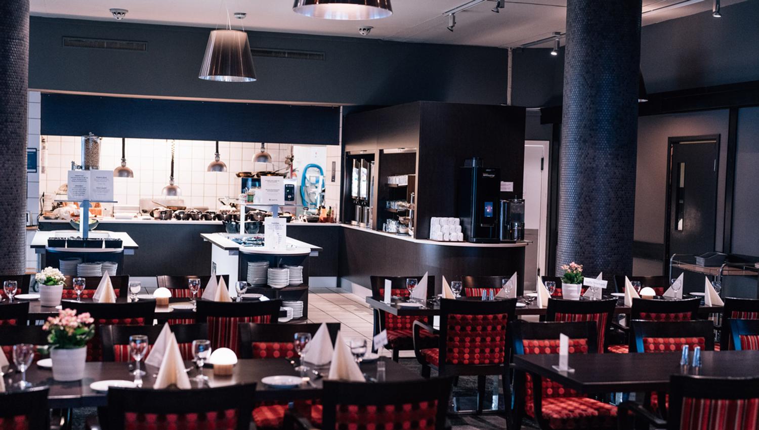 restaurant på Hotell Vic