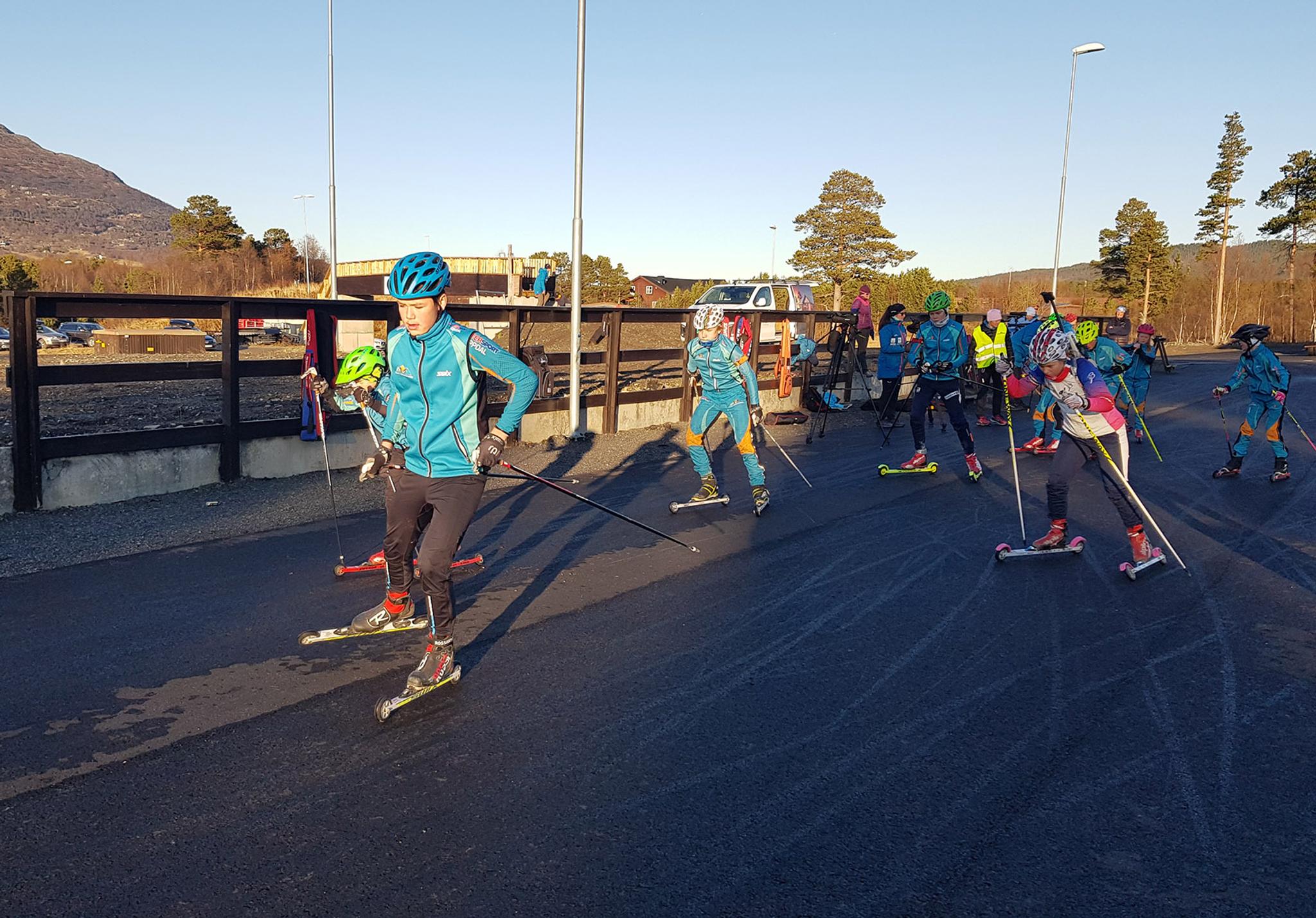 Roller ski track
