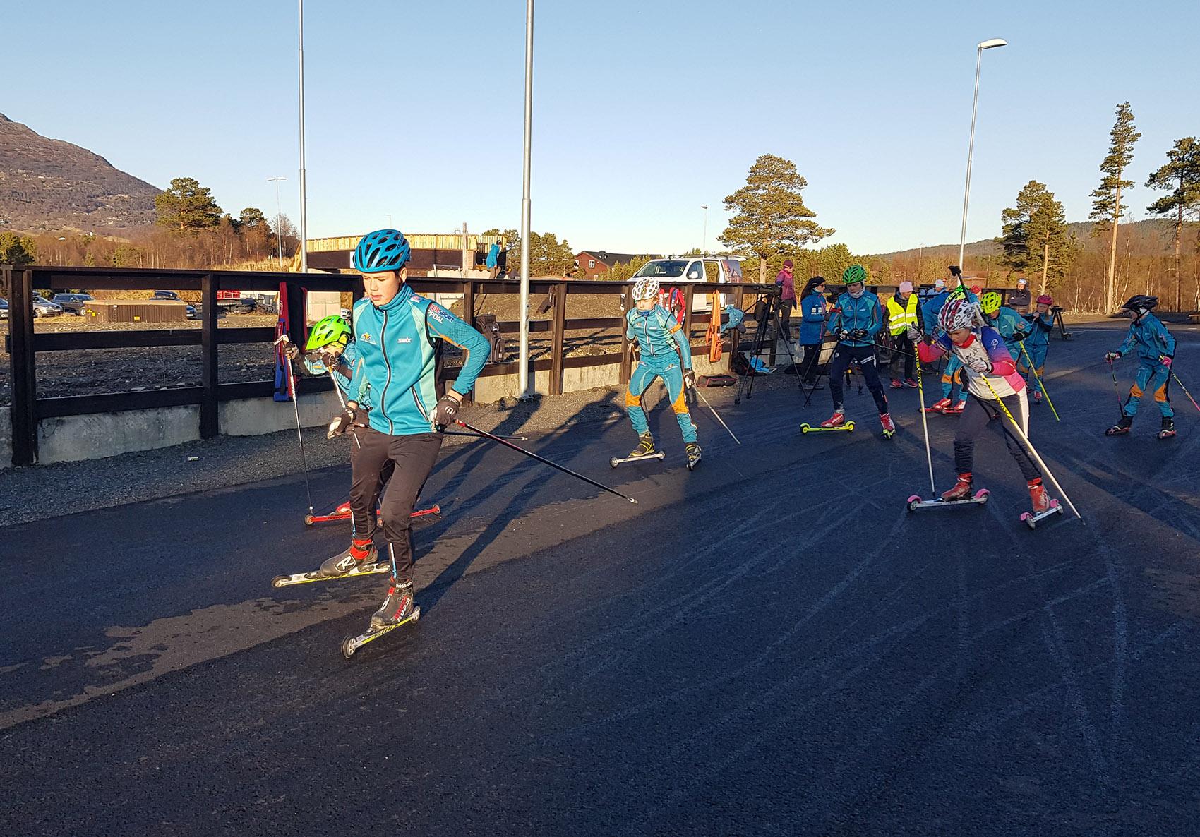 Roller ski track