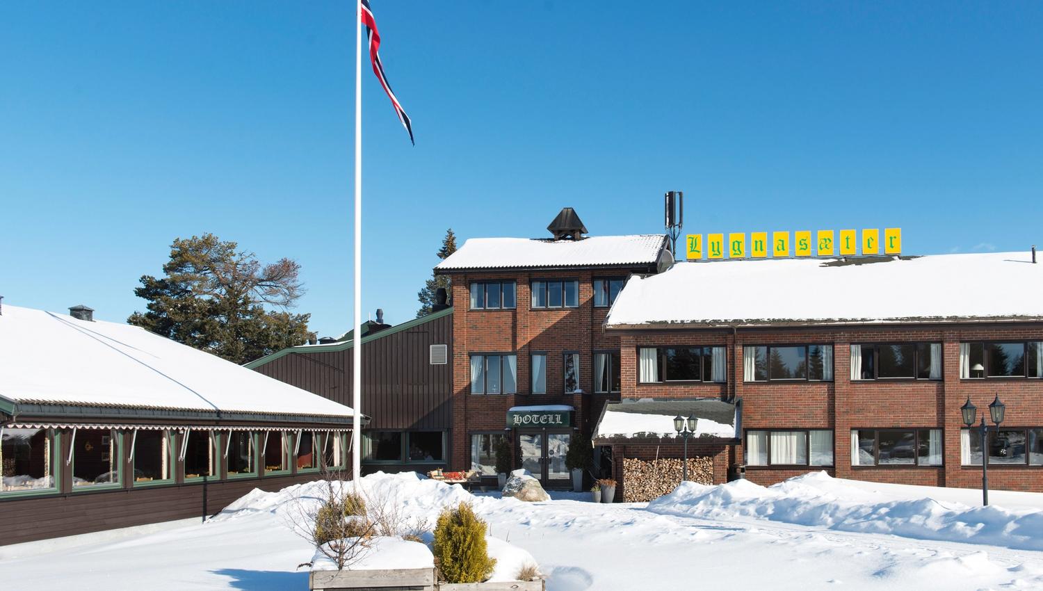 Vinter på Lygnasæter hotell