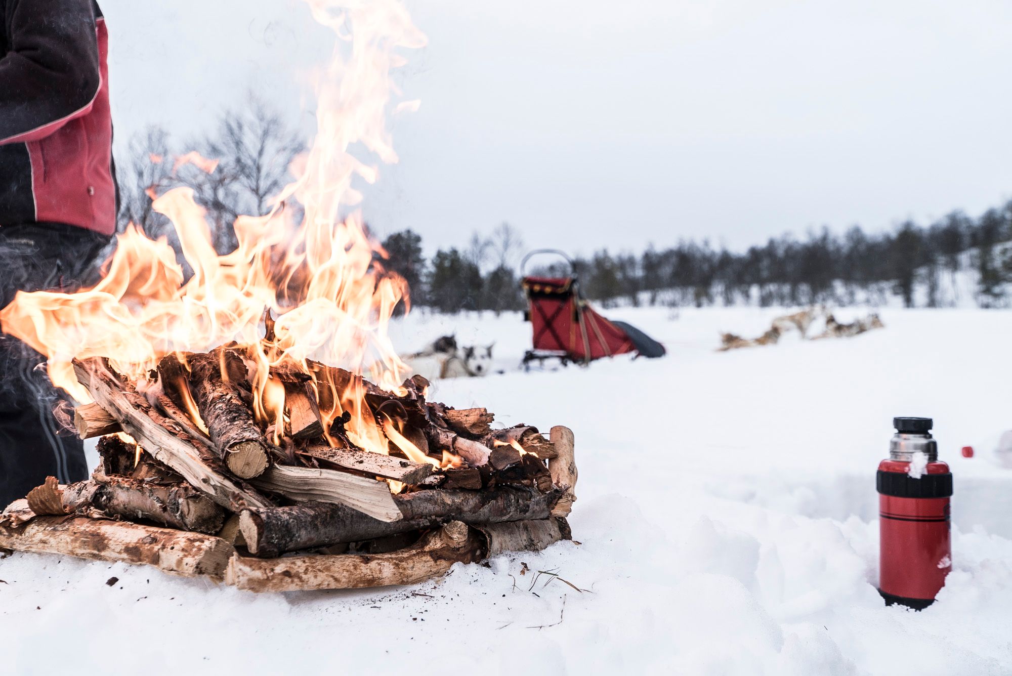 Bål- kos- vinter- Bergstadens Hotel- Røros