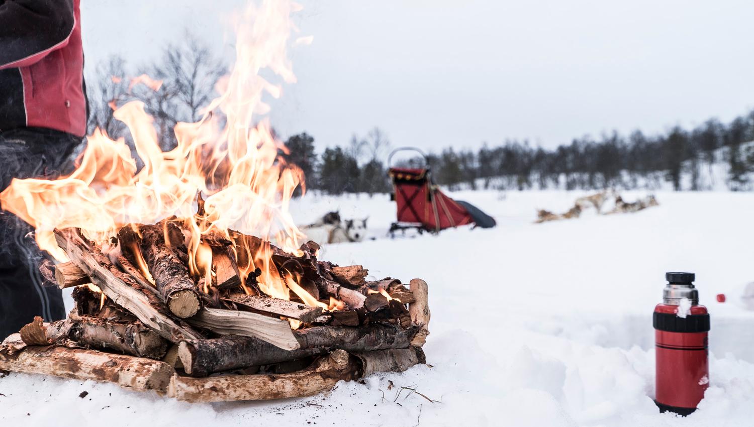 Bål- kos- vinter- Bergstadens Hotel- Røros