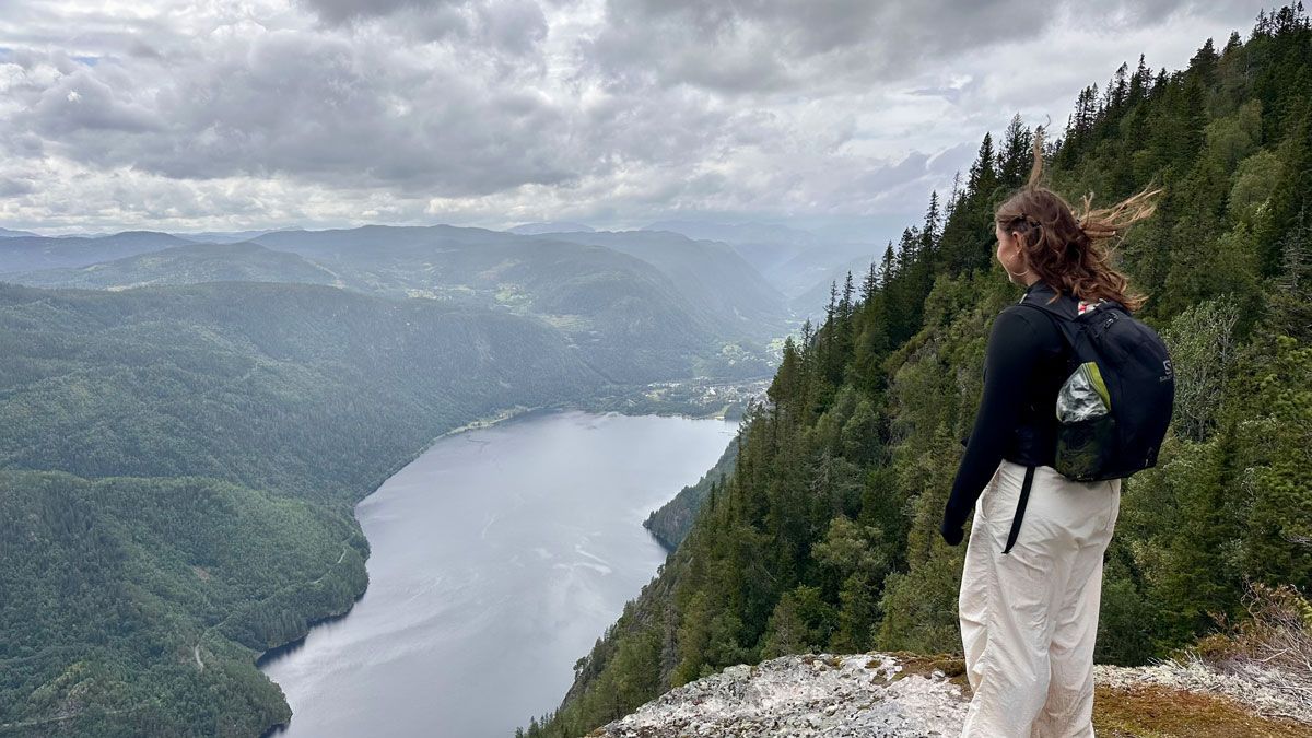 view from Lårdalstigen