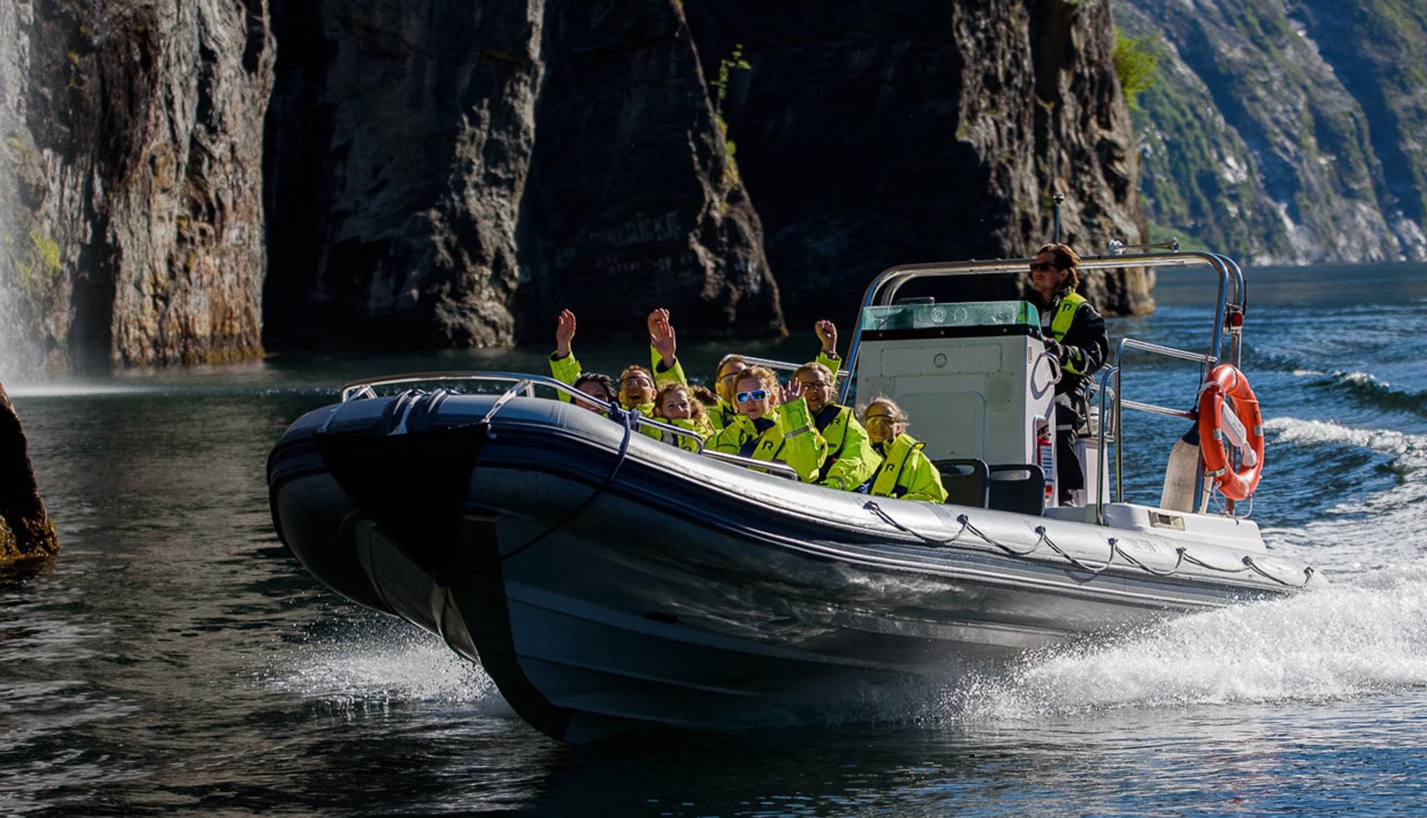 Fjordsafari RIB-båt Geirangerfjord