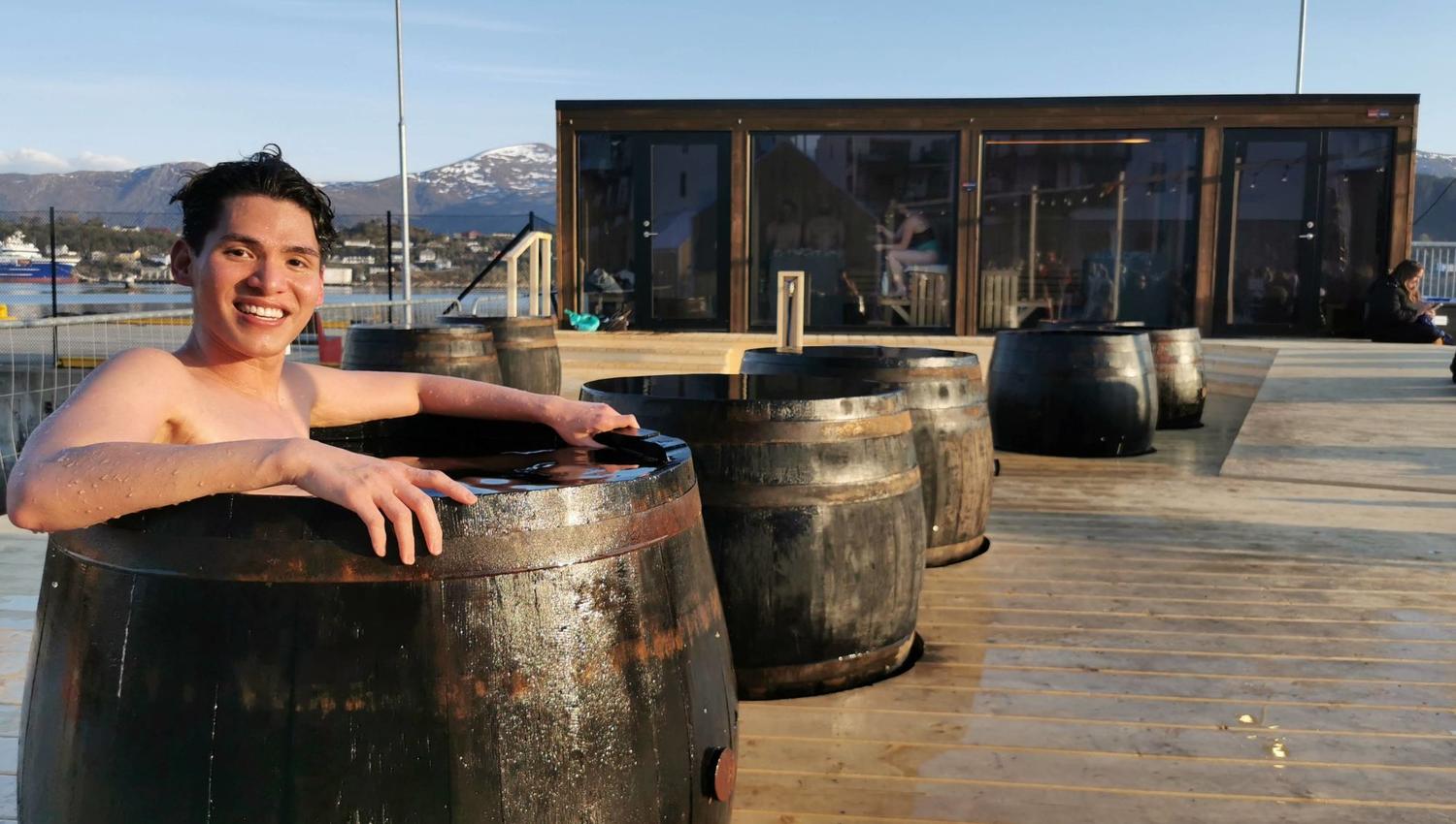 Svai sauna i Kulturhavna i Ålesund