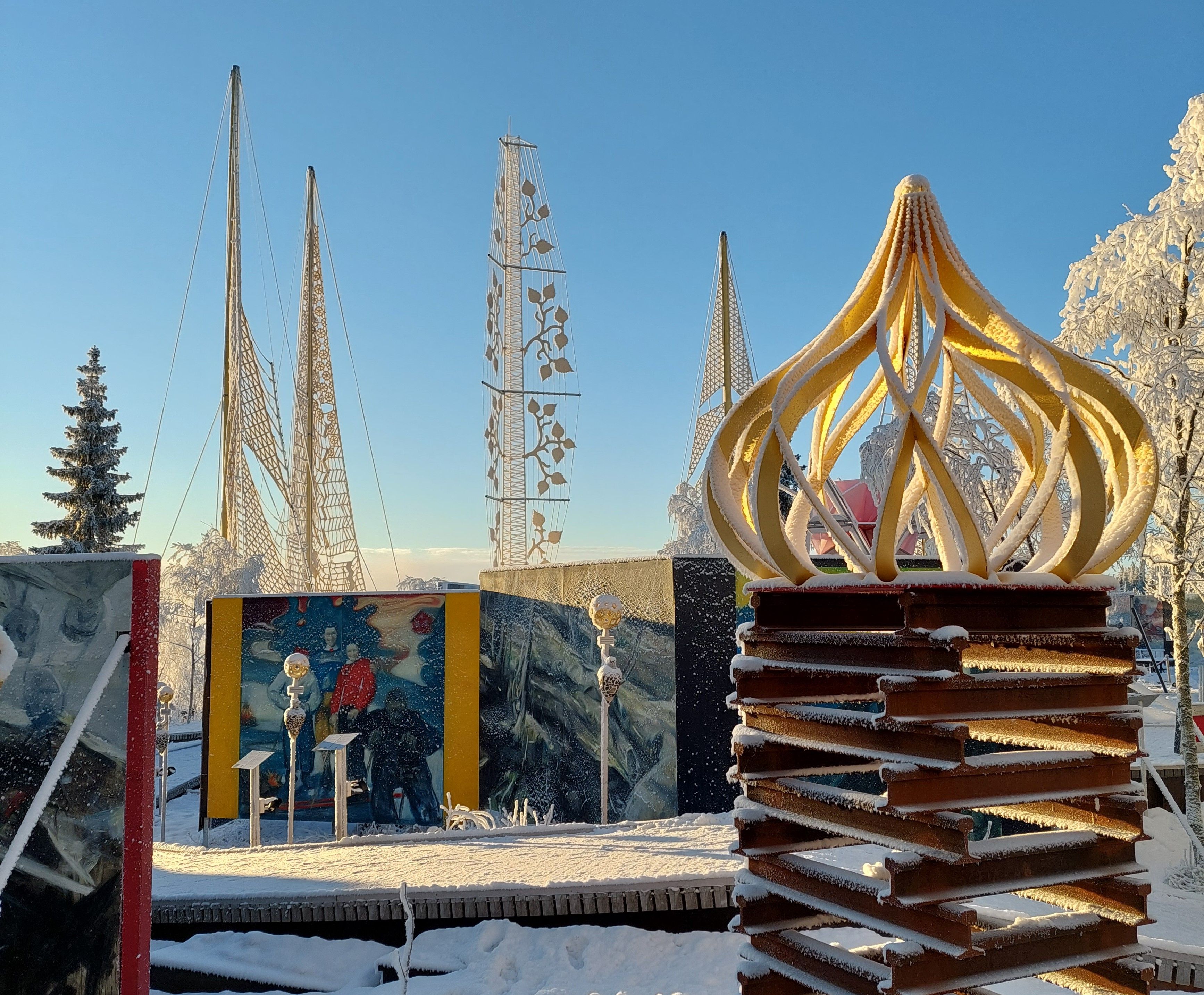 The Rose Castle during winter