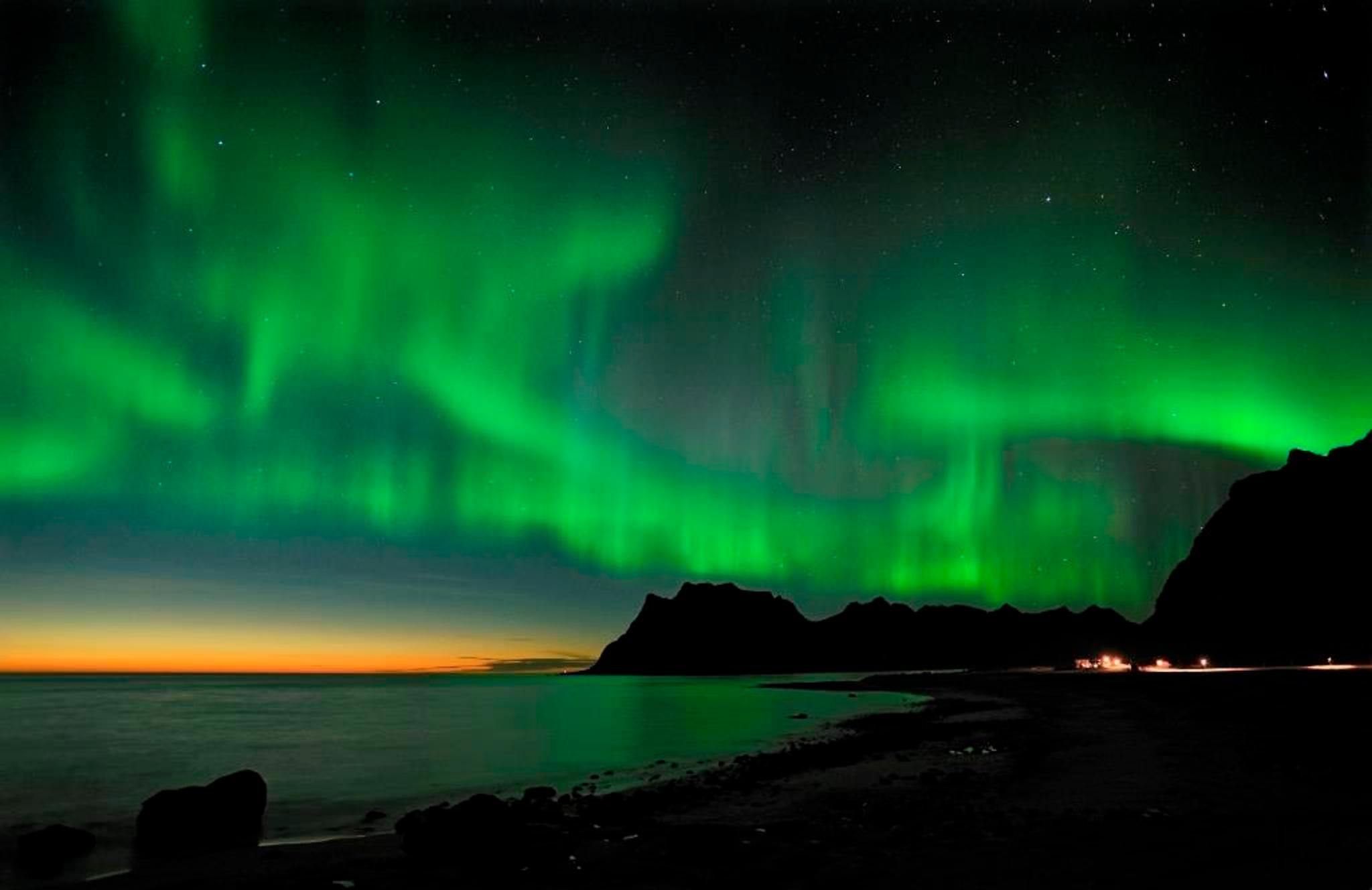 Guidet nordlystur - Lofoten Aktiv