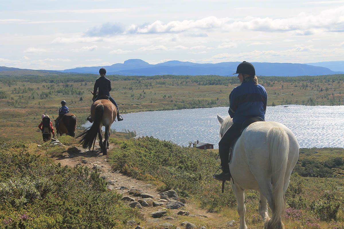 Ridetur på fjellet