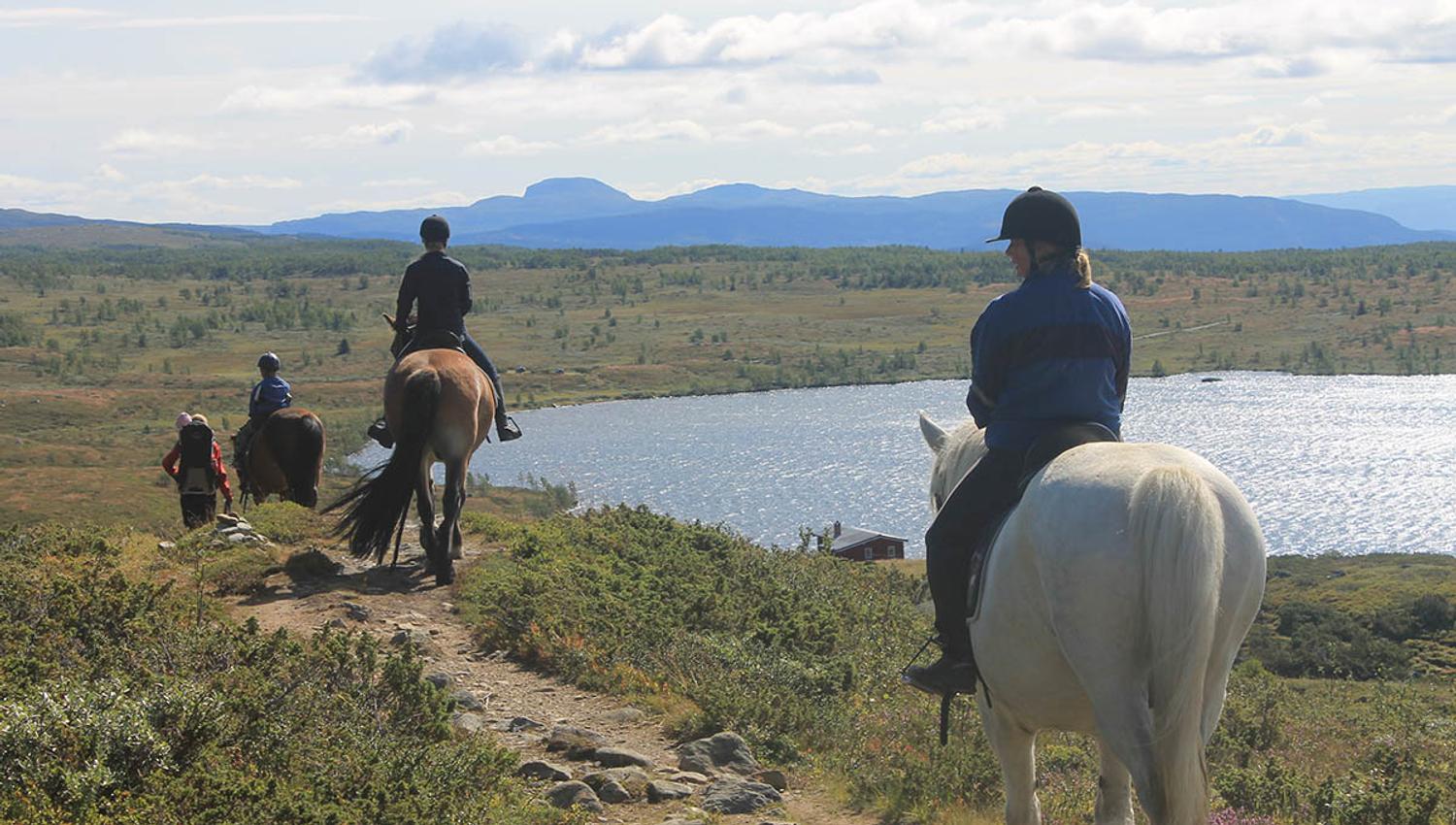Ridetur på fjellet