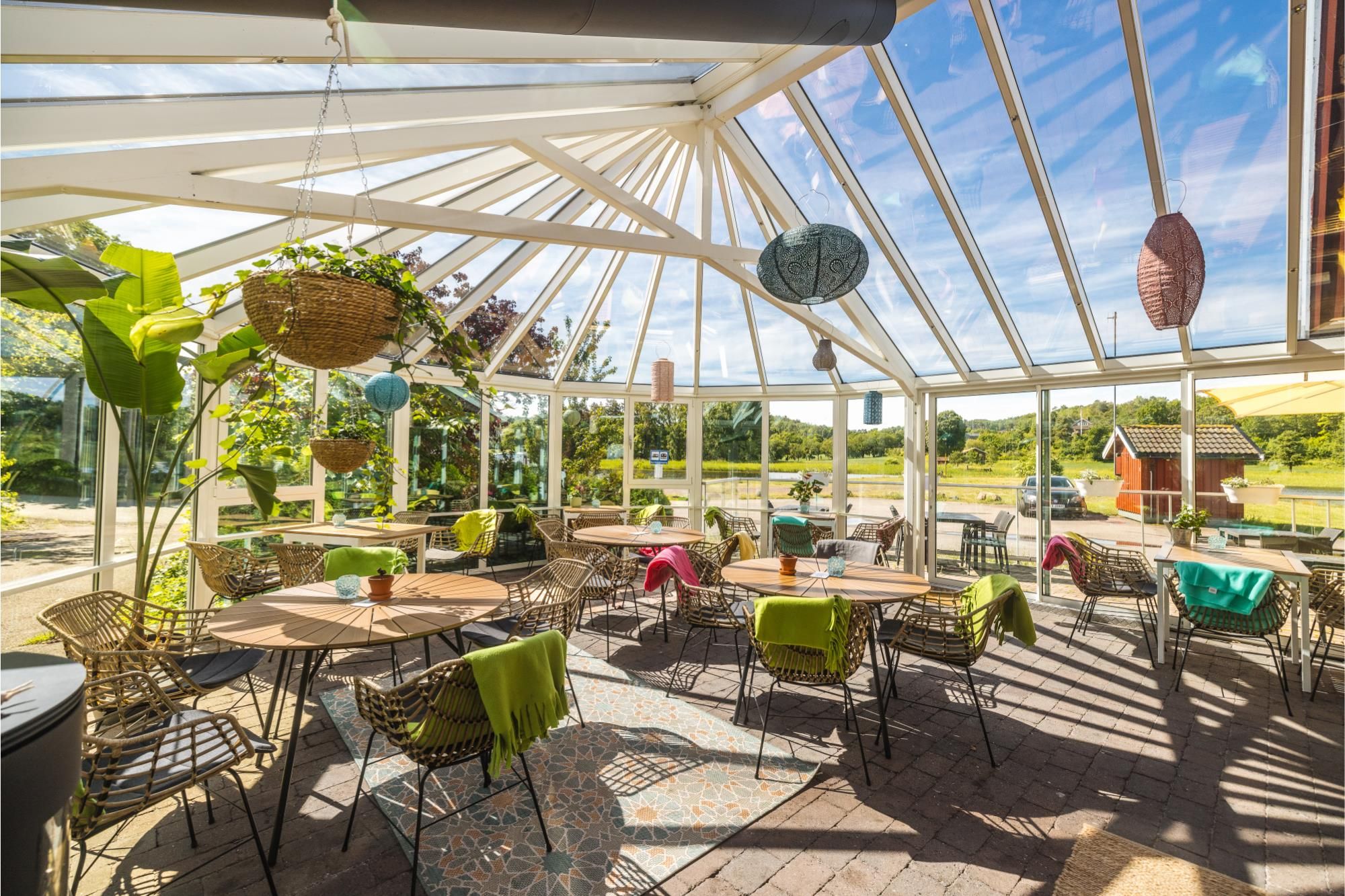 Lys og trivelig kafé