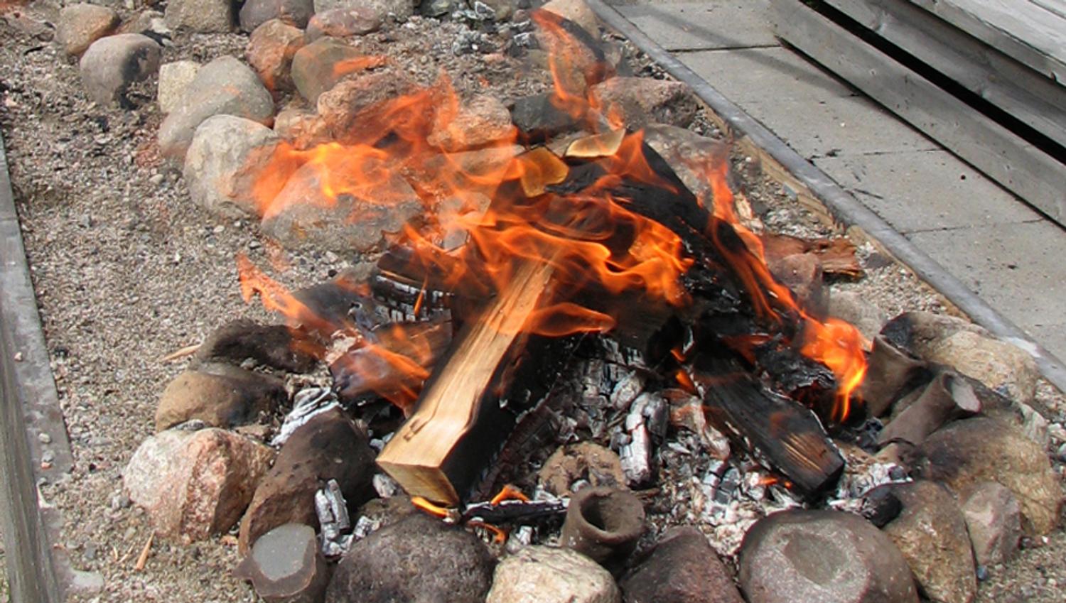 A bonfire