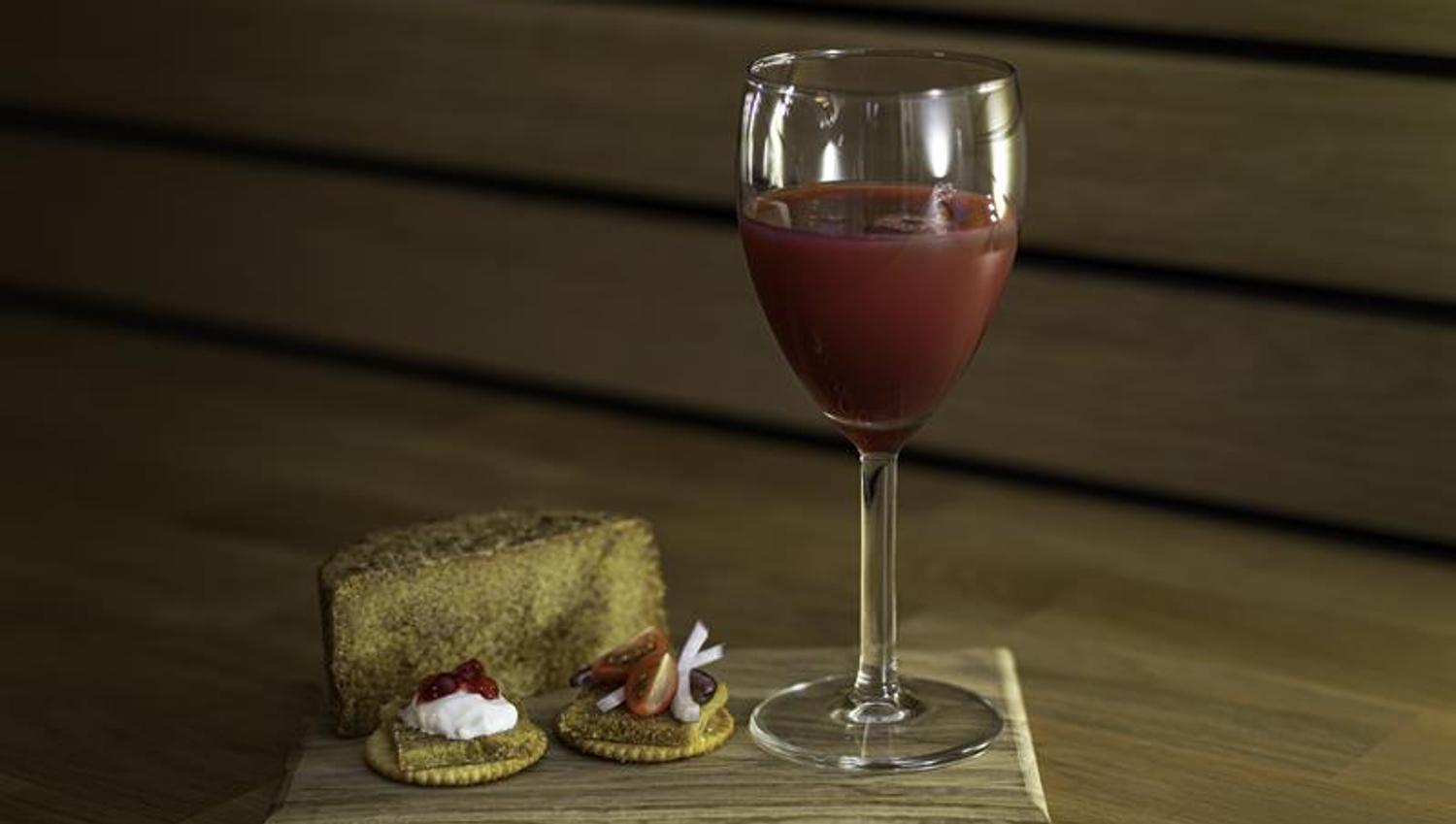 Gamalost and Raspberry Juice